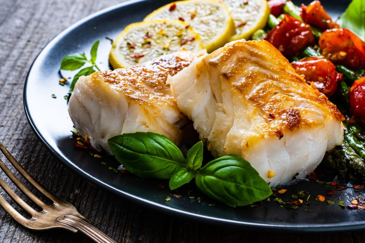 seafood dish on a plate